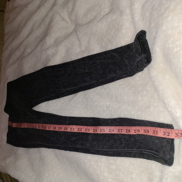 Stone Washed Design Leggings Size XS - S - Picture 10 of 11